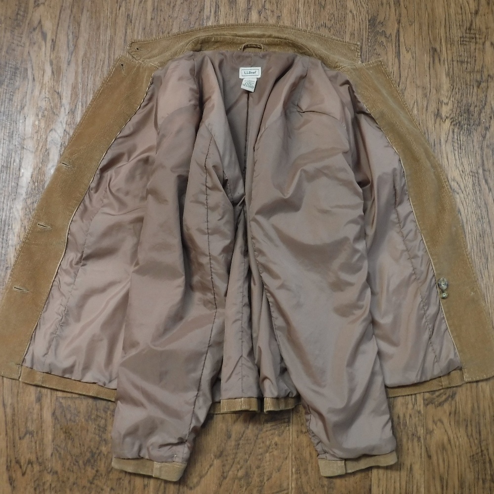 L.L. Bean Camel Color Button Up Long Sleeve Cordu… - image 6